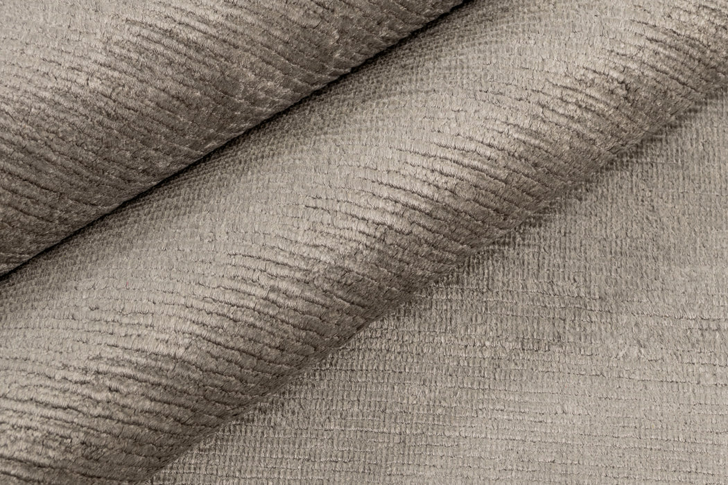 Ribbed Silk Rug – Truffle
