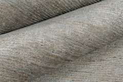 Ribbed Flax and Nettle Rug – Wolf