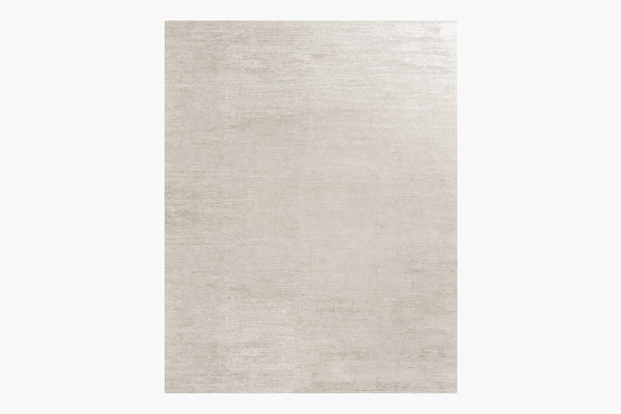 High Pile Silk Rug – Bone