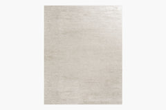 High Pile Silk Rug – Bone