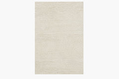High Pile Silk Rug – Bone