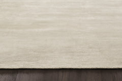 Cut Pile Silk Rug – Solid Sand