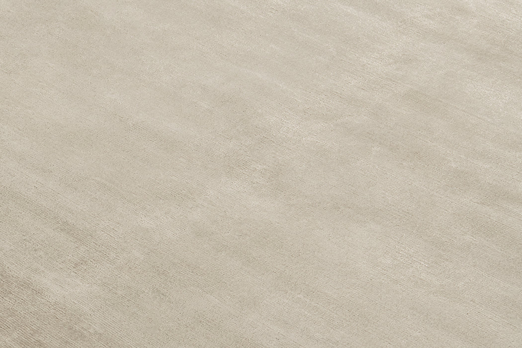 Cut Pile Silk Rug – Solid Sand