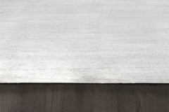 Ribbed Silk Rug – Bone