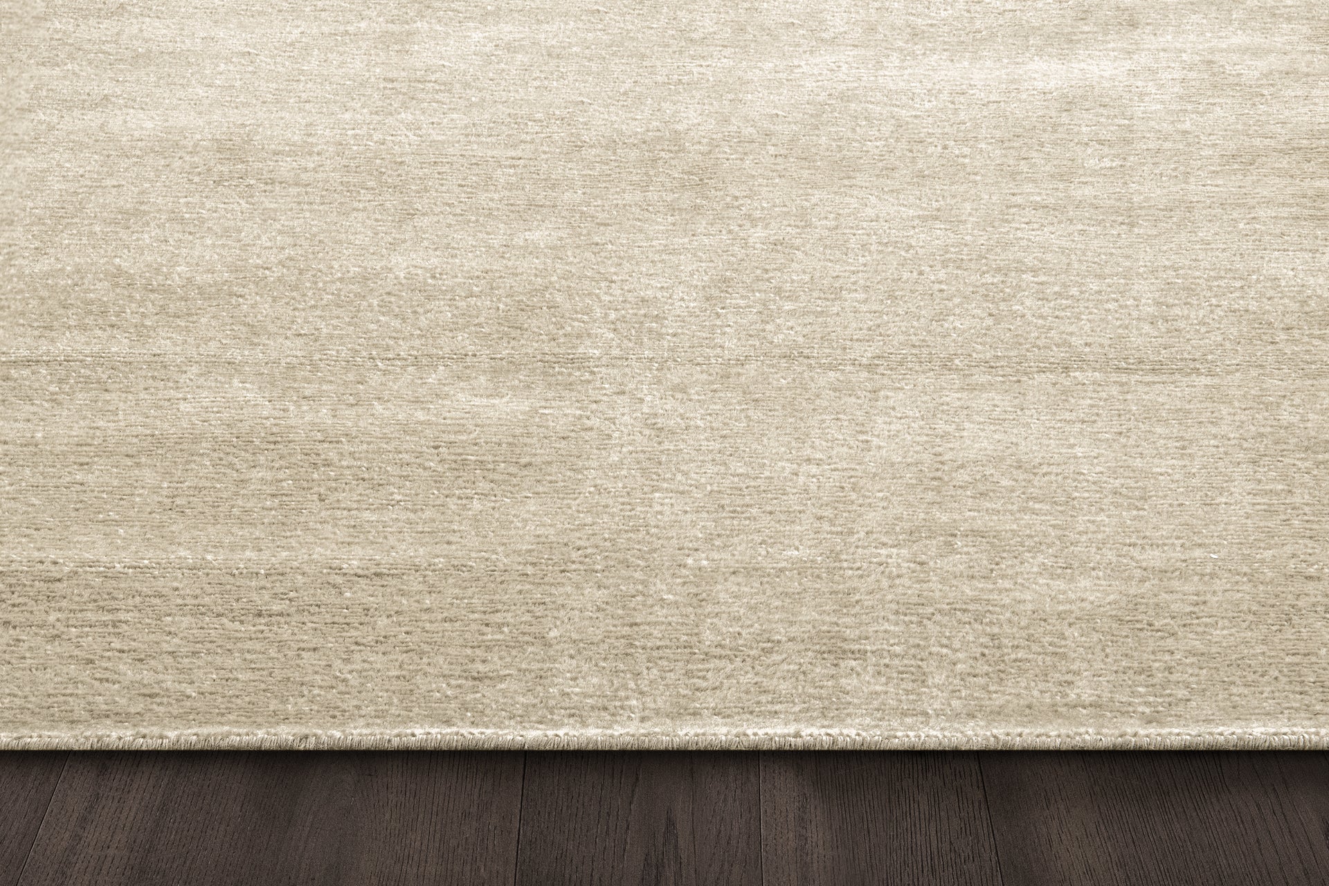 Mongolian Cashmere Cut Rug – Solid Sand