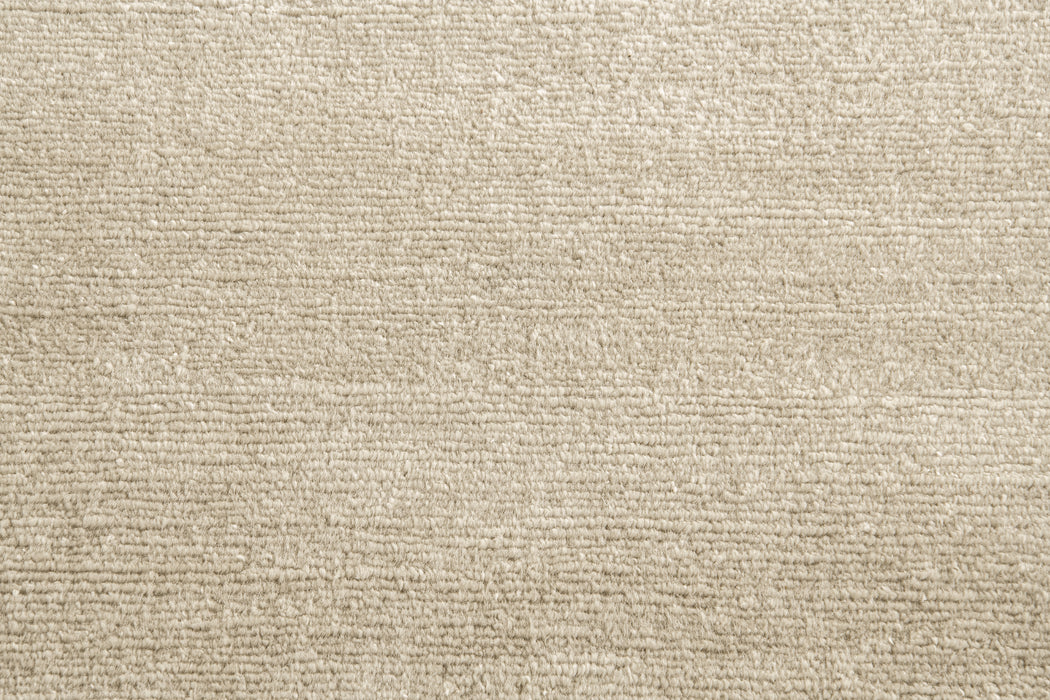 Mongolian Cashmere Cut Rug – Solid Sand