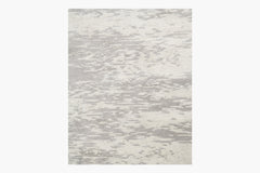 Sienna Silk and Wool Rug – Silver
