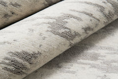 Sienna Silk and Wool Rug – Silver