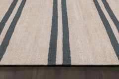 Banna Rug – Natural / Navy