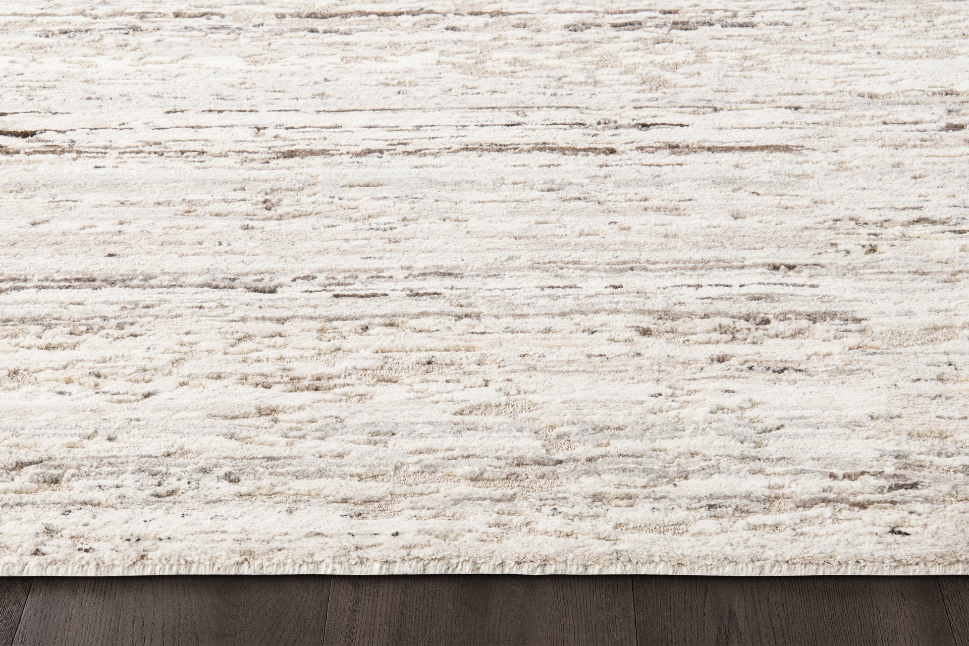 Sienna Silk, Wool and Nettle Rug – Stone / Sand