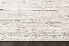 Sienna Silk, Wool and Nettle Rug – Stone / Sand