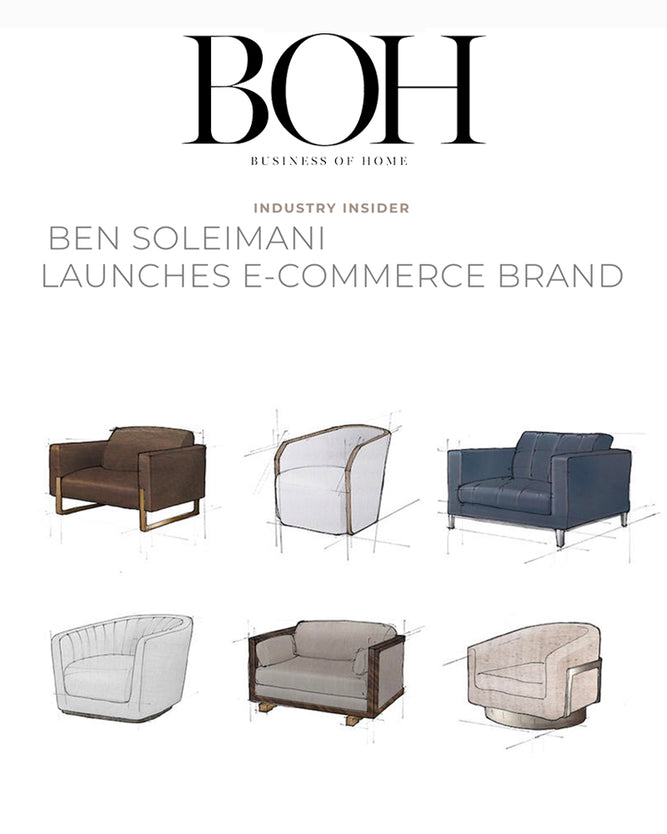 Ben Soleimani - Ben Soleimani launches e-commerce brand