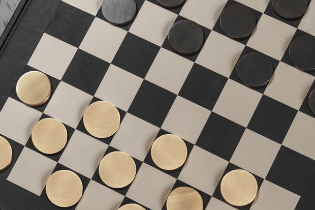 Ben Soleimani - Handcrafted Checkers by Ben Soleimani: A Luxurious Gift of Timeless Elegance