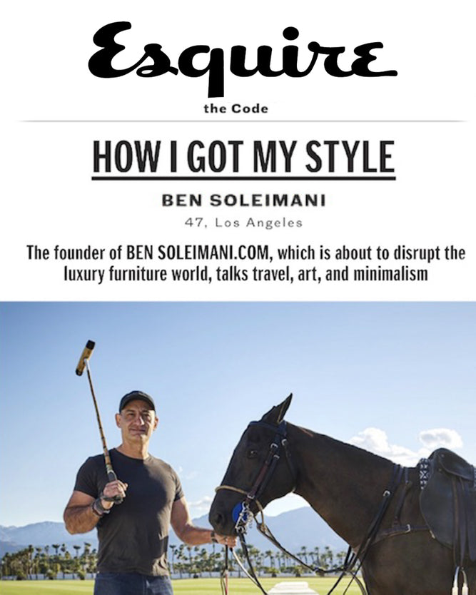 Ben Soleimani - PROFILE: TRAVEL, ART AND MINIMALISM