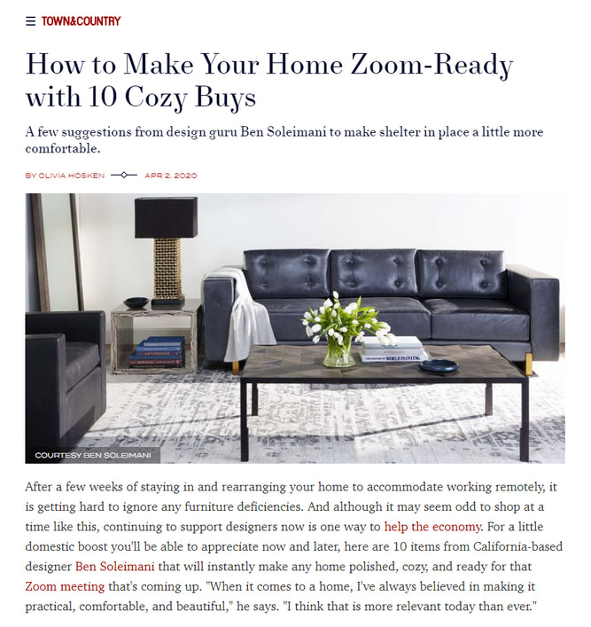 Ben Soleimani - How to Make Your Home Zoom-Ready with 10 Cozy Buys