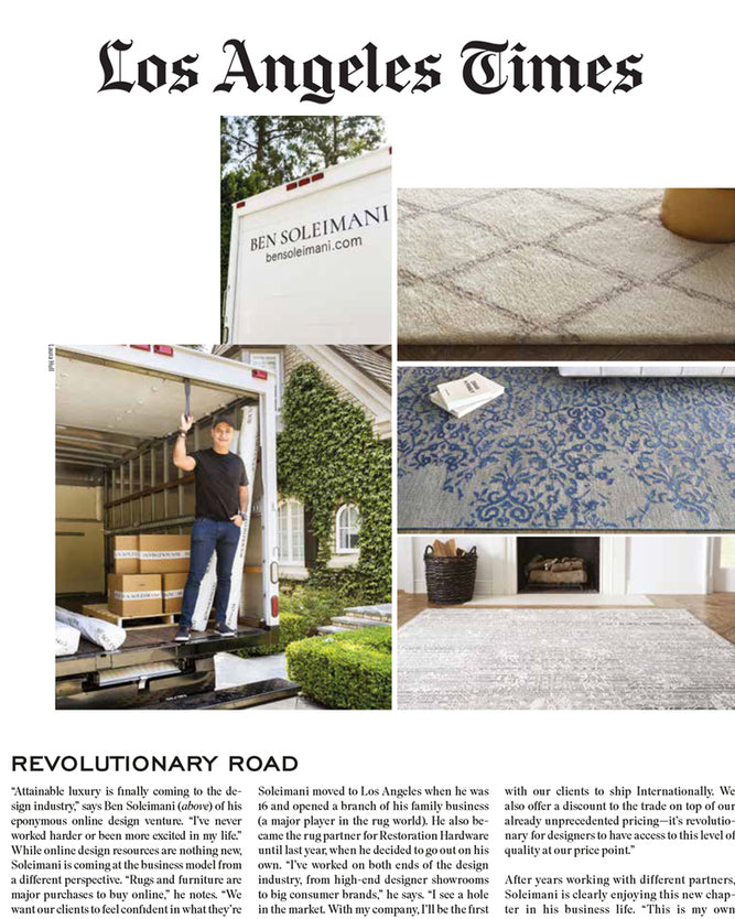 Ben Soleimani - PROFILE: L.A. TIMES | DESIGN L.A.