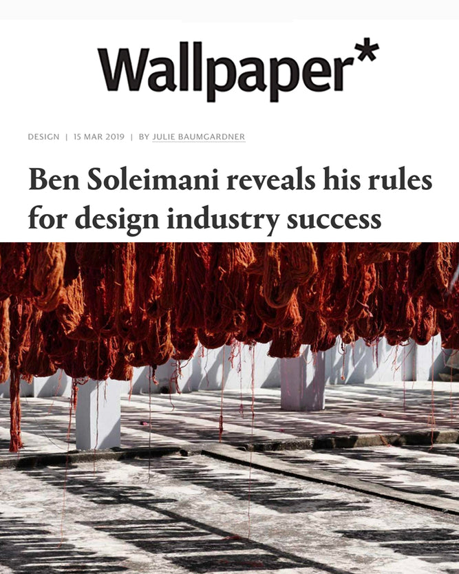 Ben Soleimani - Ben Soleimani reveals his rules for design industry success