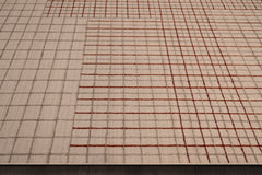 Variegated Grid Rug – Oatmeal / Claret