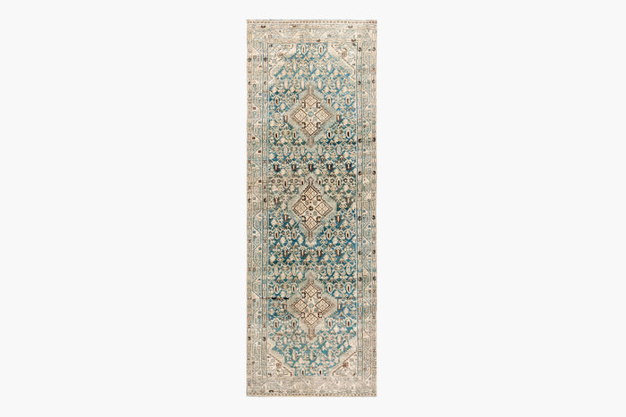 AR31047/9517, MALAYIR RUG, WEST PERSIA, 3'3" X 10'7"