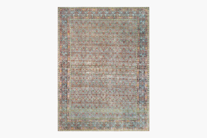 YAZD RUG, SOUTH EAST PERSIA, 11" x 15'6"