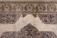 AR31545, Ghom Silk Rug, Central Persia, 3'6" X 5'1"