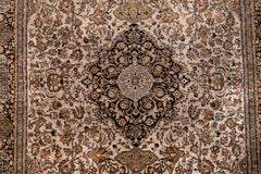 AR31547, Ghom Silk Rug, Central Persia, 4'6" X 7'5"