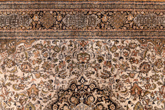 AR31547, Ghom Silk Rug, Central Persia, 4'6" X 7'5"