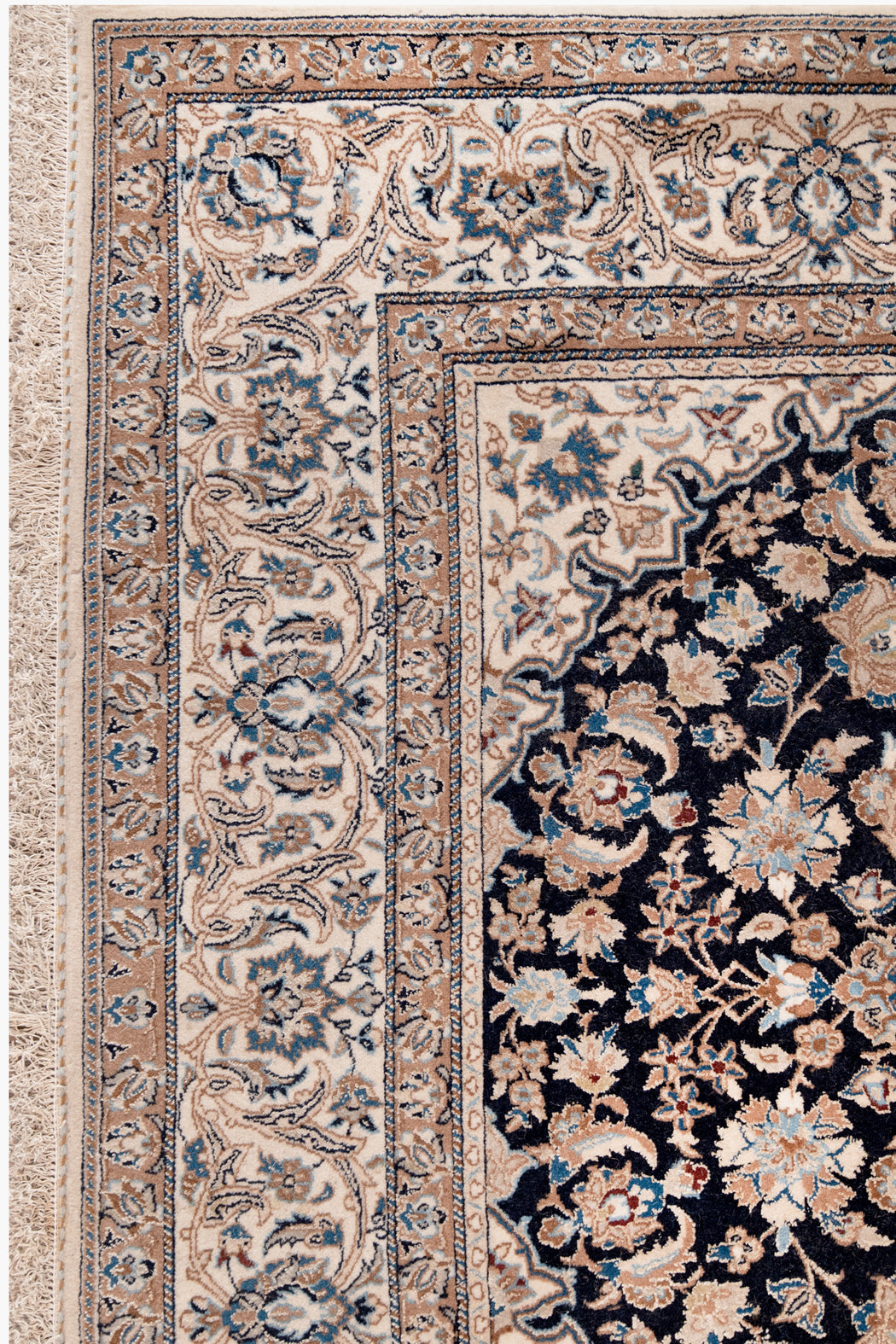 AR31552, Isfahan Rug, Central Persia, 3'4" X 10'7"