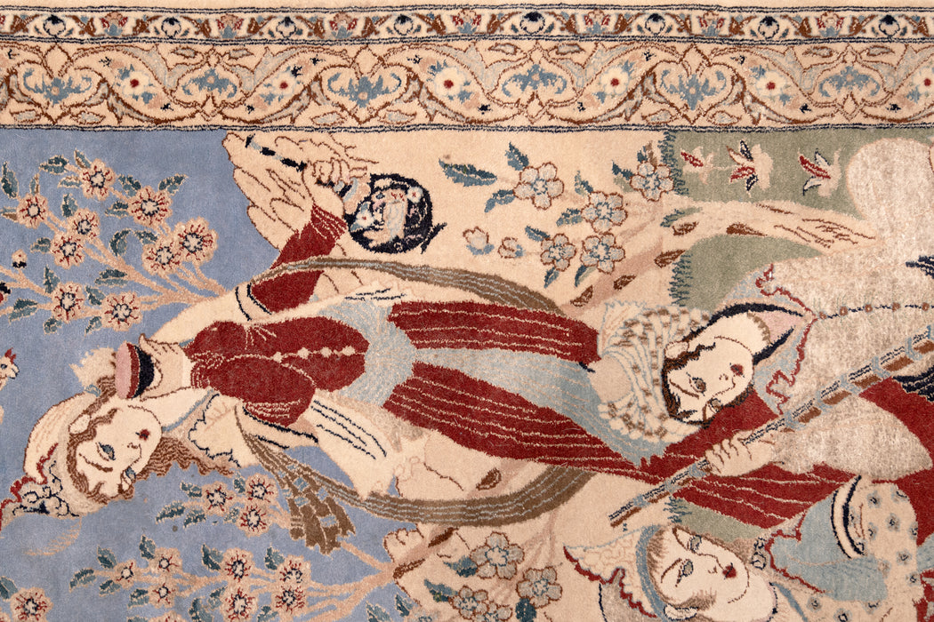 AR31554, Isfahan Rug, Central Persia, 2'7" X 3'10"
