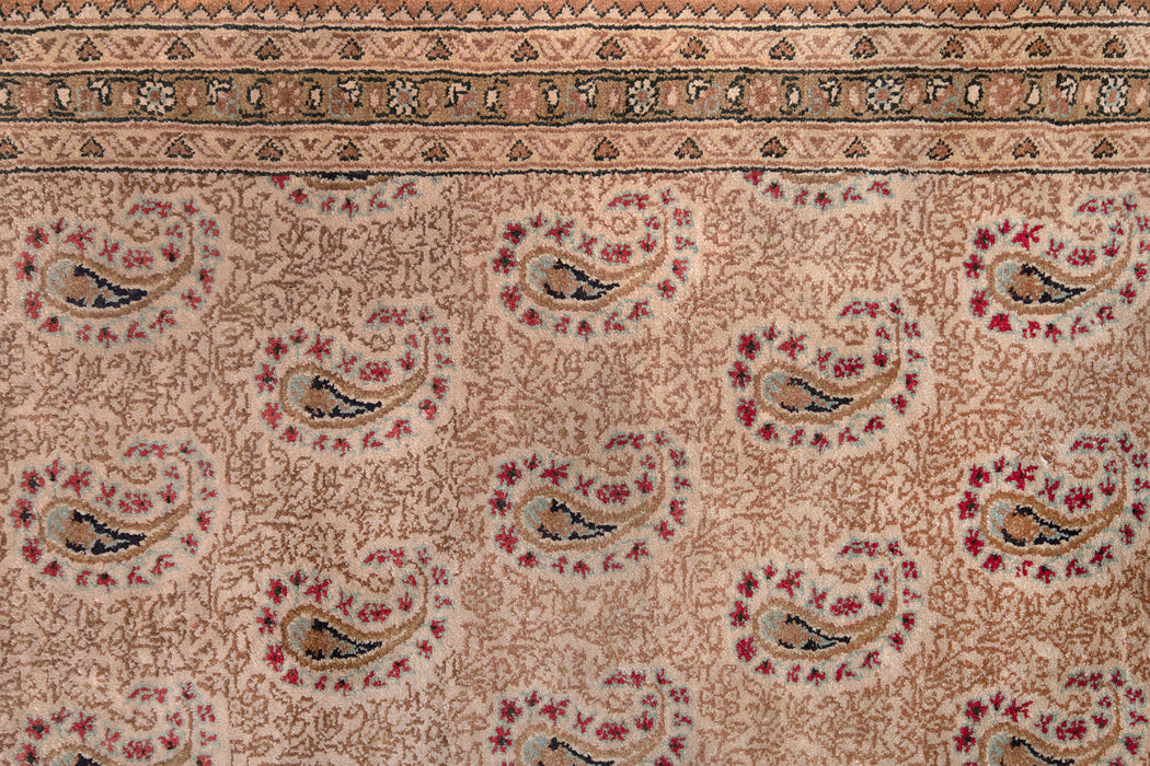 AR31562, Ghom Silk Rug, Central Persia, 2' X 3'