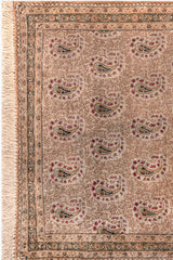 AR31562, Ghom Silk Rug, Central Persia, 2' X 3'