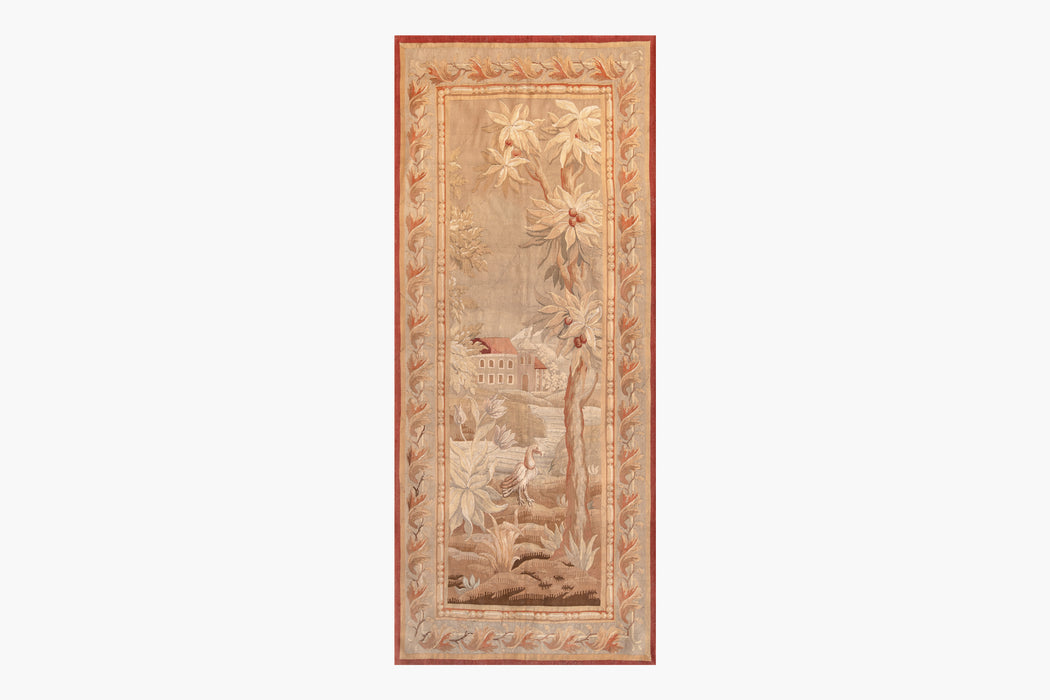 AR31569, A 19th century Aubusson Rug, 4'4" X 10'2"