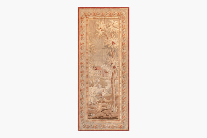 AR31569, A 19th century Aubusson Rug, 4'4" X 10'2"