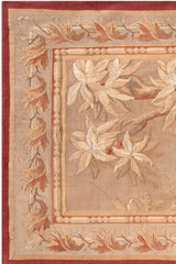 AR31569, A 19th century Aubusson Rug, 4'4" X 10'2"