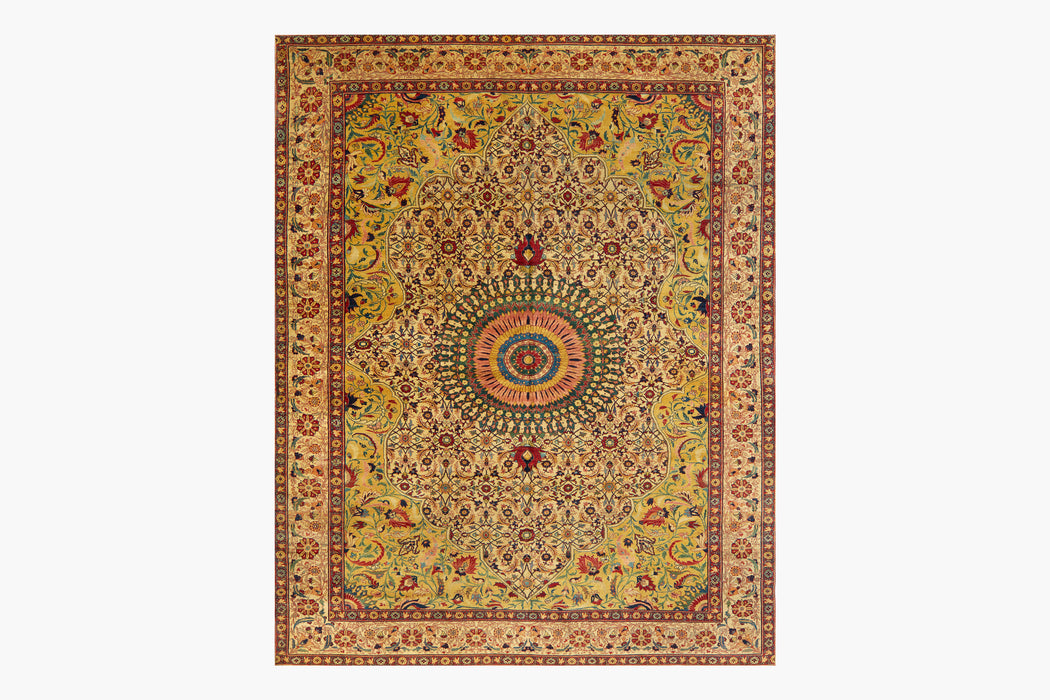AR31570, TABRIZ RUG, NORTH WEST PERSIA, 9'8" X 12'4"