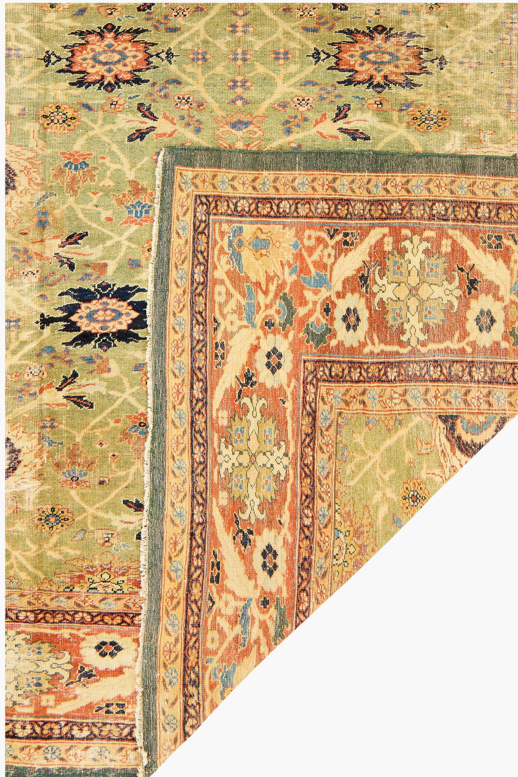 AR31571, SULTANABAD RUG, WEST PERSIA, 11'2" X 11'9"