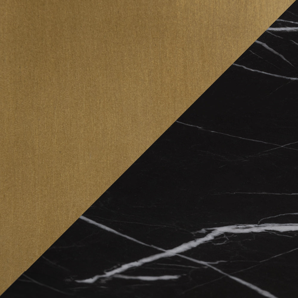 Brass | Black Marble