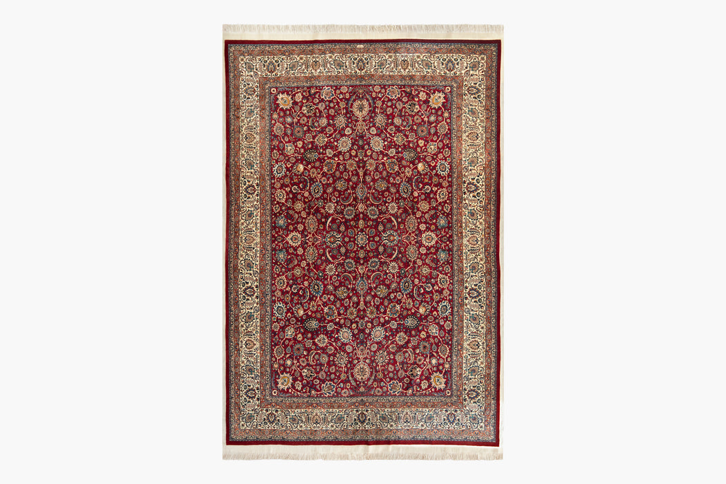 BC31531/12384, MASHAD RUG, NORTH EAST PERSIA, 8'4" X 12'9"