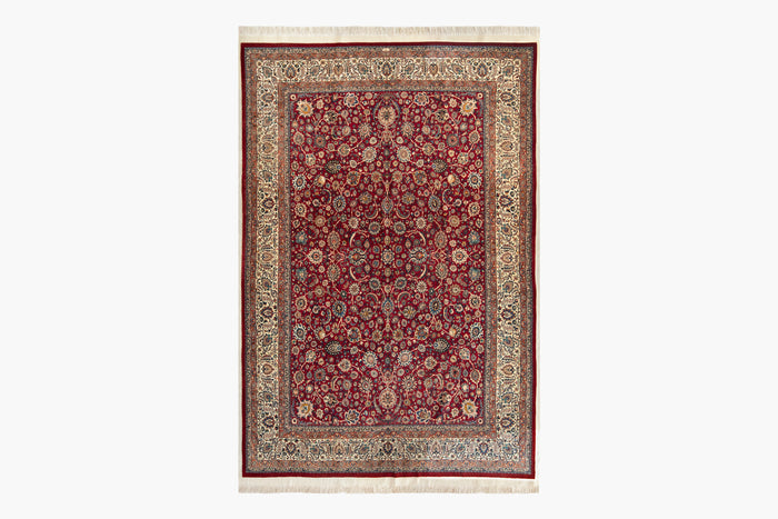 BC31531/12384, MASHAD RUG, NORTH EAST PERSIA, 8'4" X 12'9"