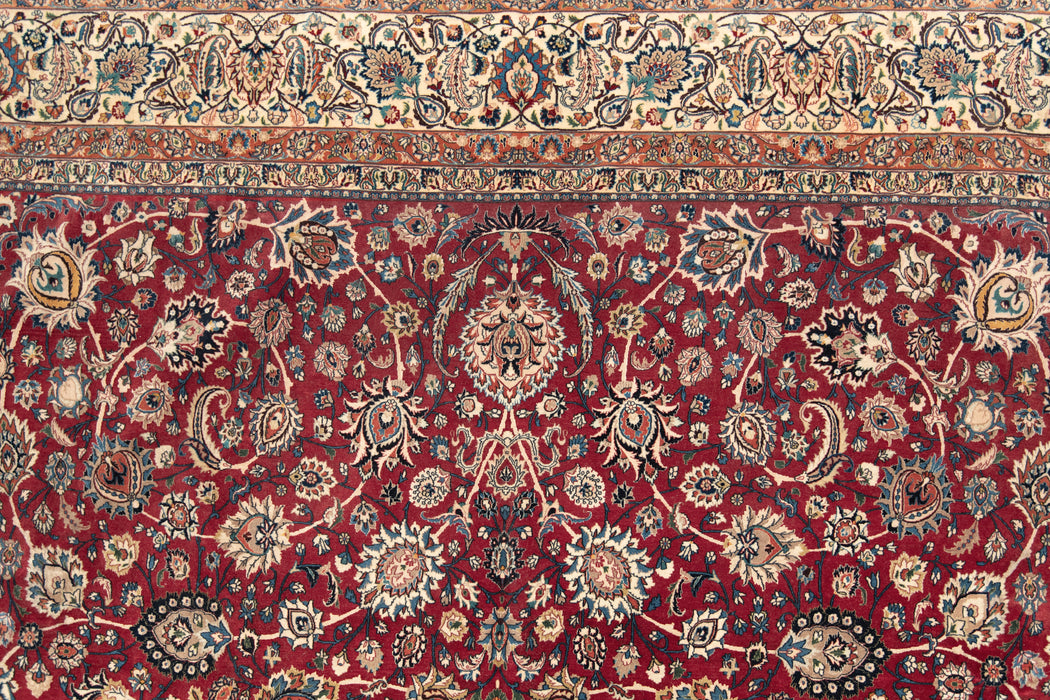 BC31531/12384, MASHAD RUG, NORTH EAST PERSIA, 8'4" X 12'9"