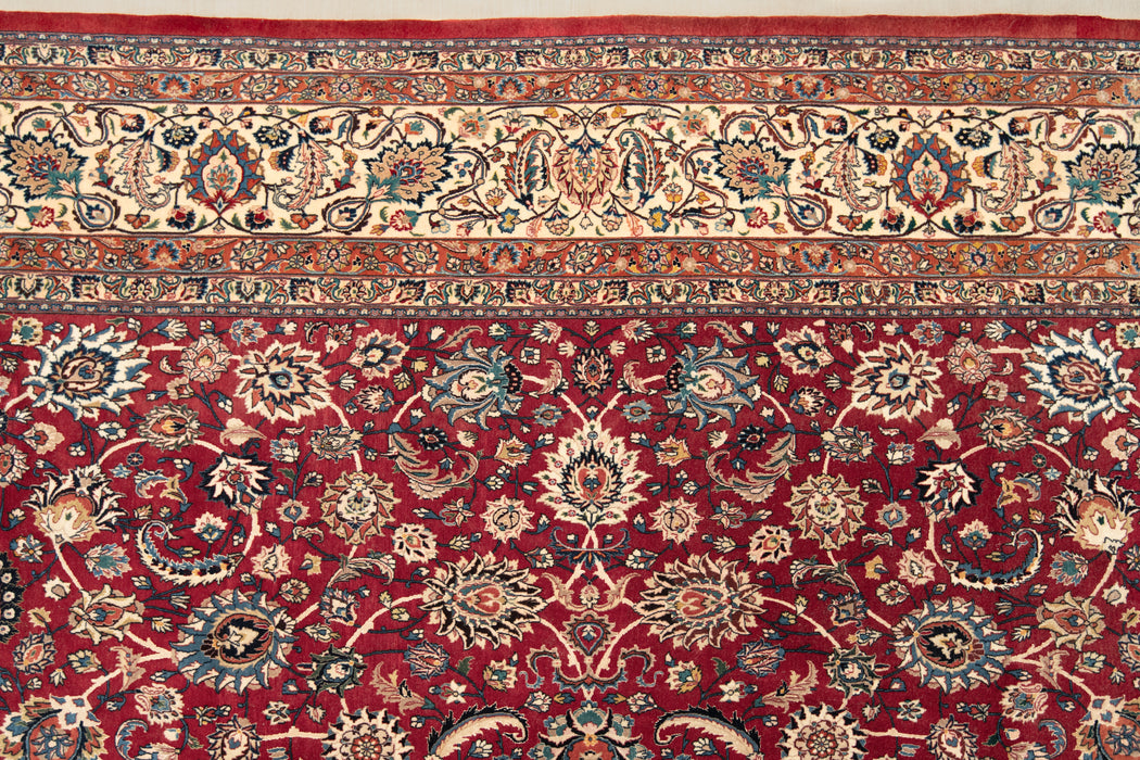 BC31531/12384, MASHAD RUG, NORTH EAST PERSIA, 8'4" X 12'9"