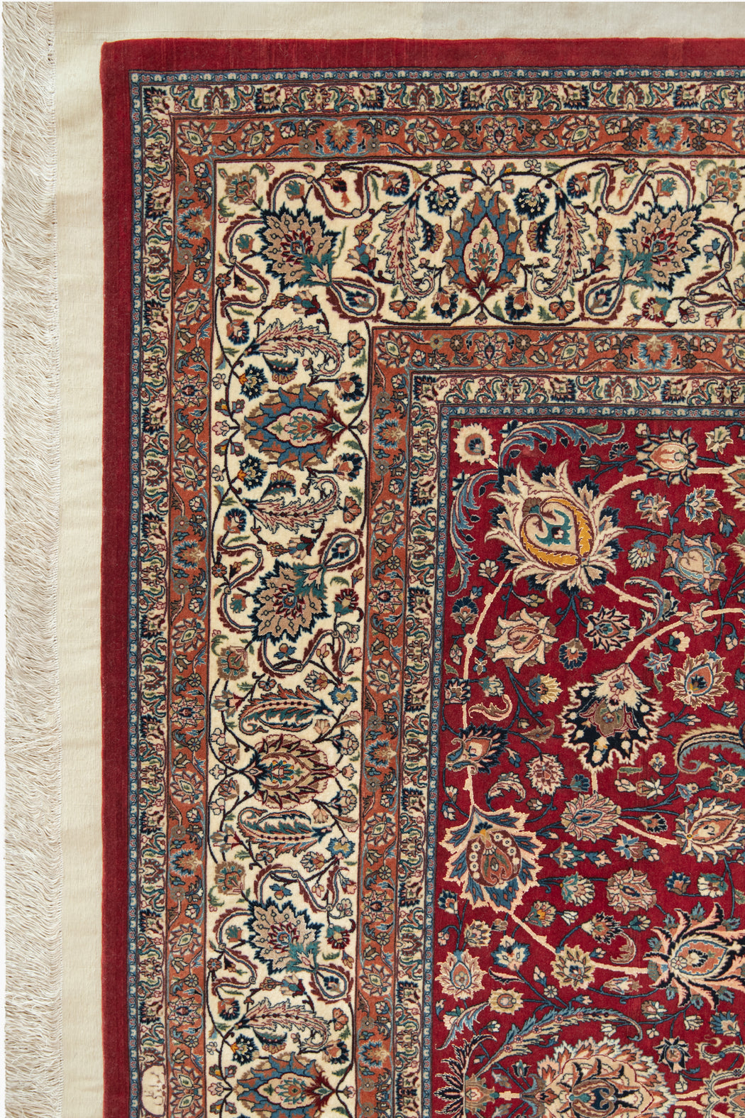BC31531/12384, MASHAD RUG, NORTH EAST PERSIA, 8'4" X 12'9"