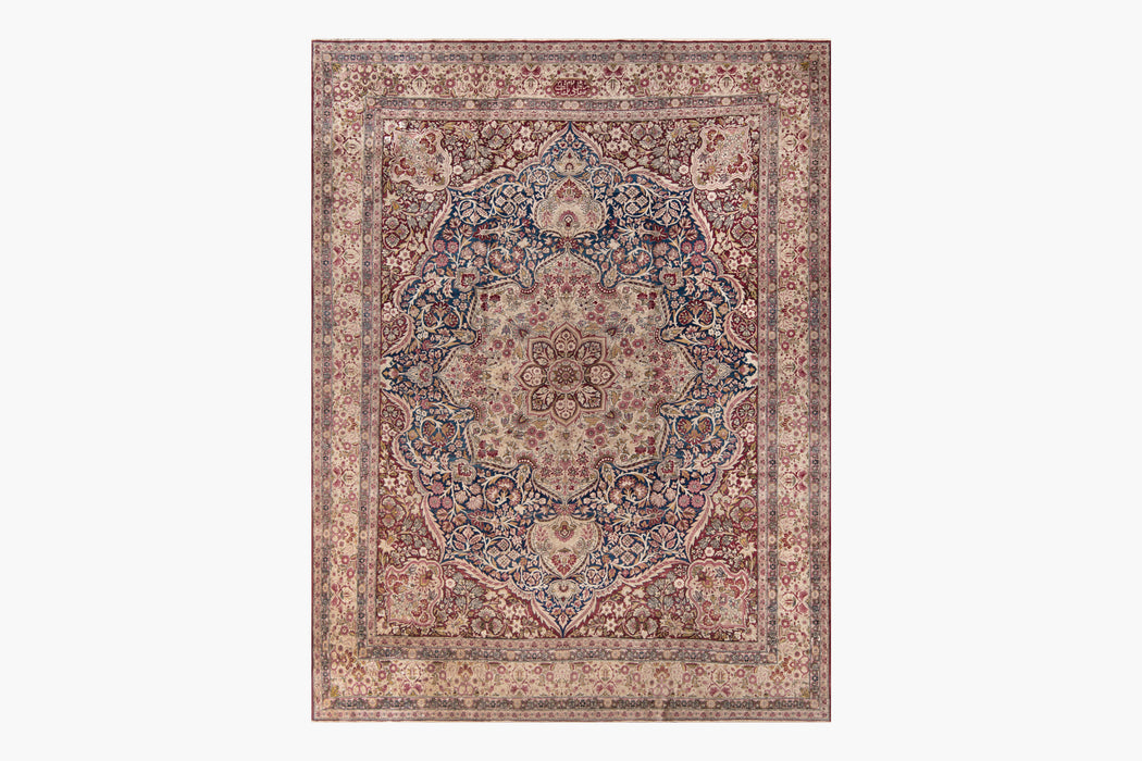 BC31533/8072, KERMAN LAVAR RUG, SOUTH EAST PERSIA, 10'7" X 14'