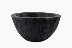 Eira Wooden Bowl - Black Wood