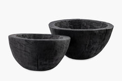 Eira Wooden Bowl - Black Wood