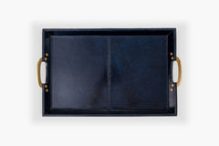 Cade Leather Serving Tray