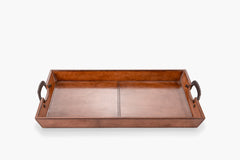 Cade Leather Serving Tray