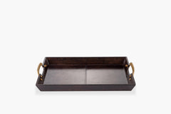 Cade Leather Serving Tray