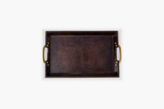 Cade Leather Serving Tray