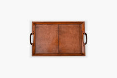 Cade Leather Serving Tray